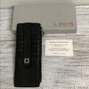 Lodis Leather RFID Slim Flat Wallet